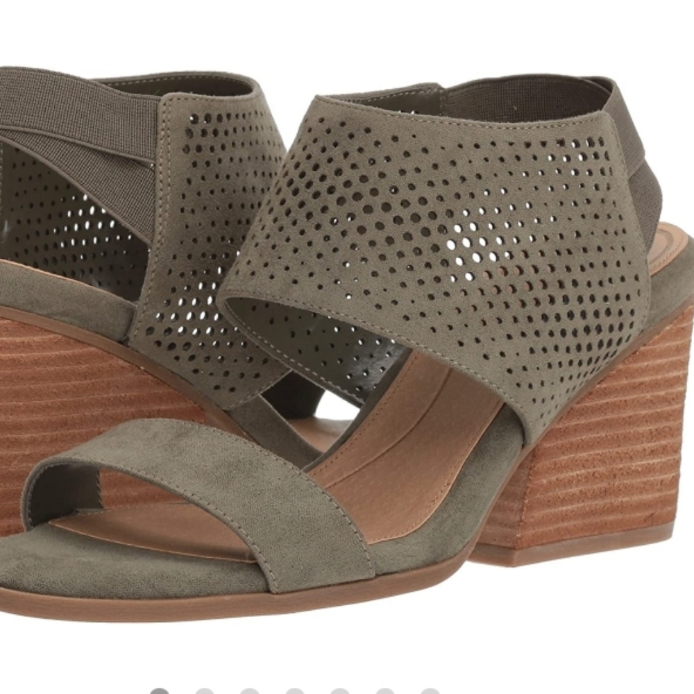 NWOT DR. SCHOLL'S BLOCK HEEL SANDAL SZ 8.5